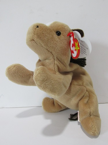 Derby, the Horse (COURSE YARN Mane & Tail with White Diamond-on forehead)<br> Ty- Beanie Baby<br>